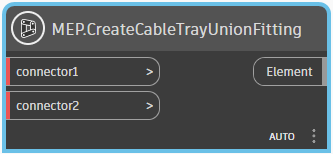 MEP.CreateCableTrayUnionFitting example