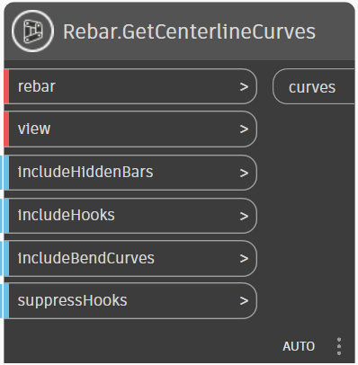 Rebar.GetCenterlineCurves node